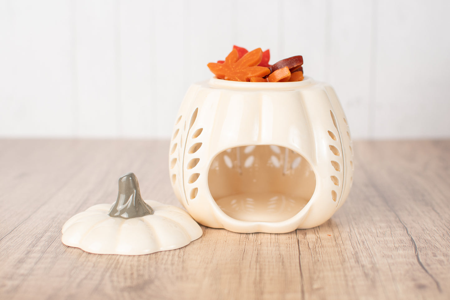 Autumn Leaf Pumpkin Warmer and Wax Melt Bundle