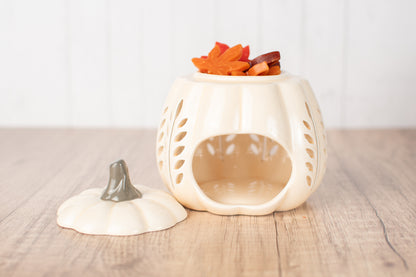 Autumn Leaf Pumpkin Warmer and Wax Melt Bundle