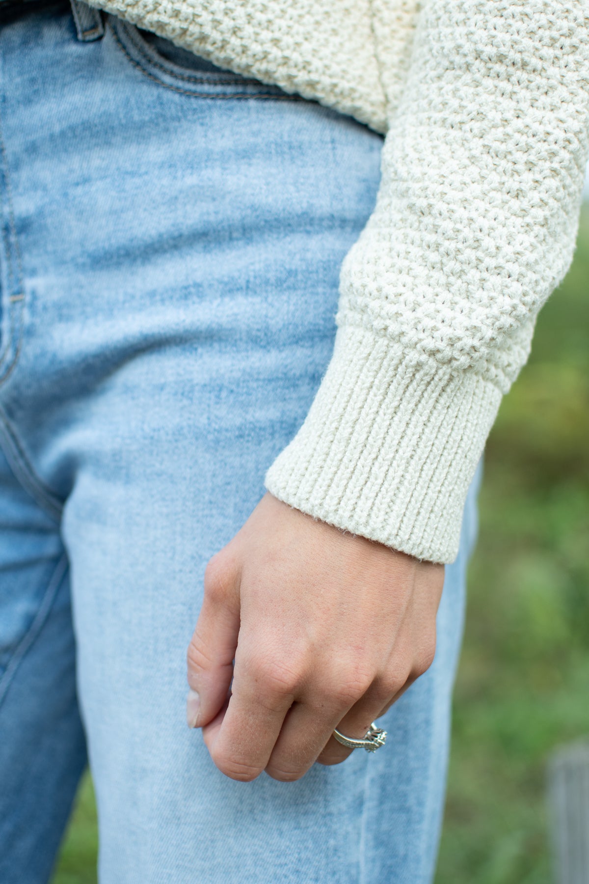 Cream Chicken Knit Sweater