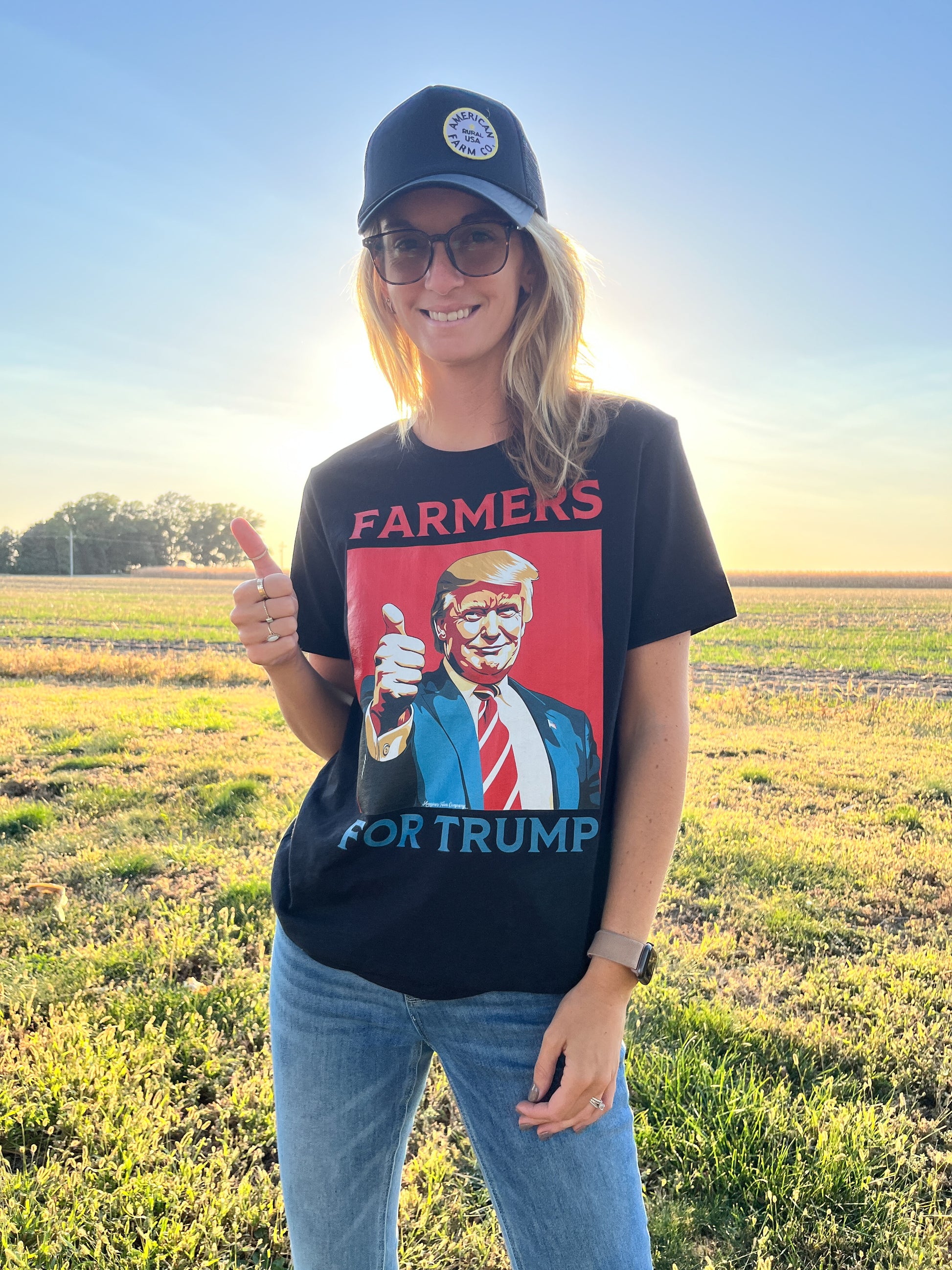 Farmers for Trump Tee - Trump '24 - American Farm Company