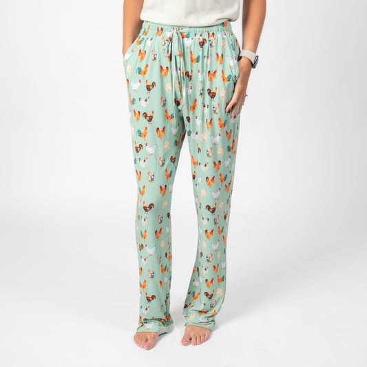 Mint Chicken Adult Bamboo Pajama Pants