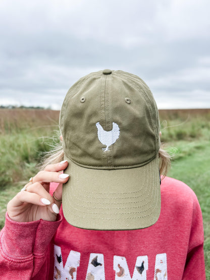 Embroidered Chicken Cap - American Farm Company