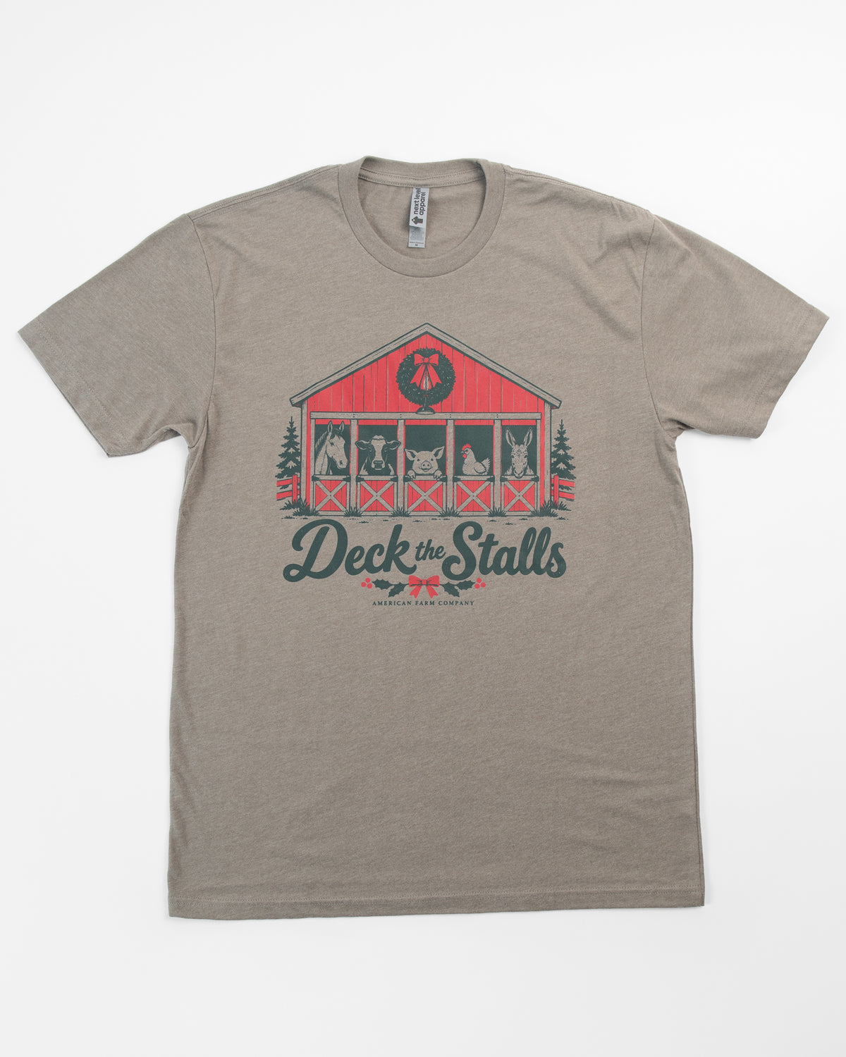 'Deck the Stalls' Adult T-Shirt