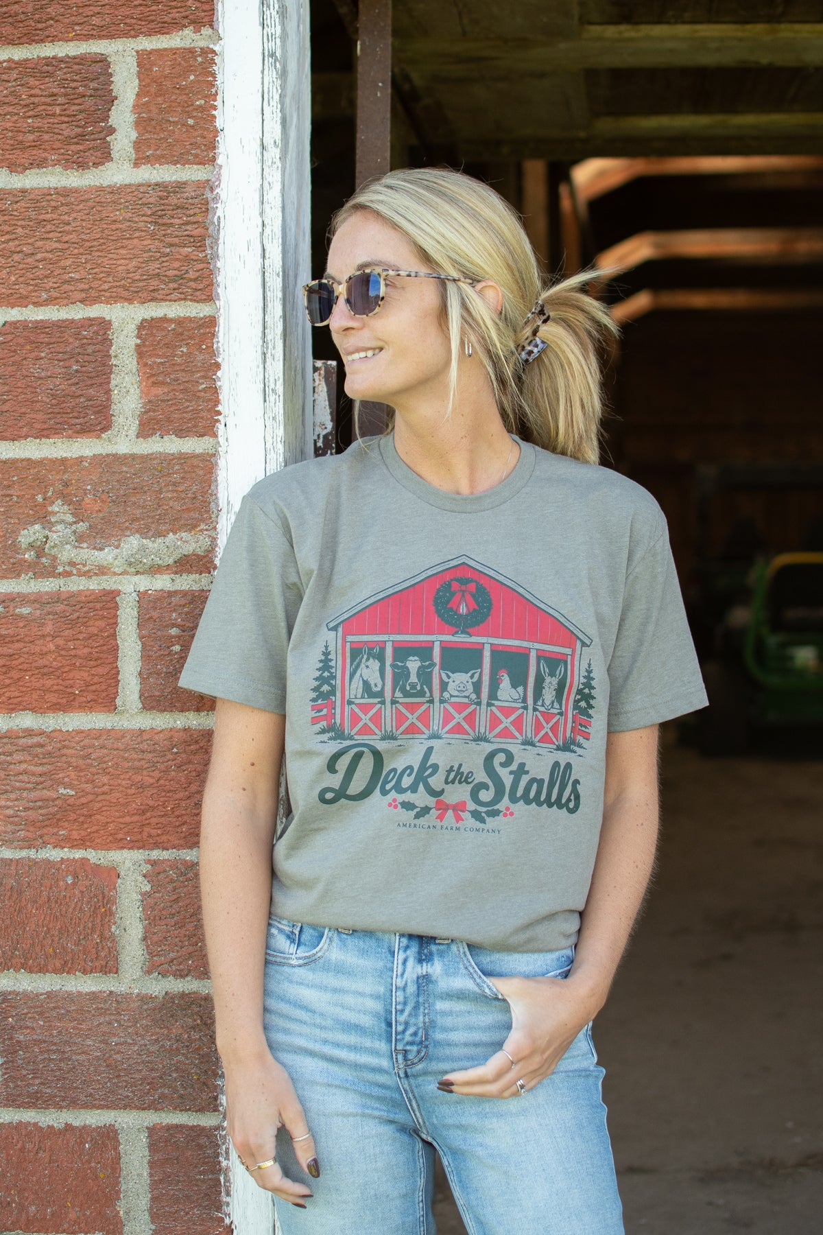 'Deck the Stalls' Adult T-Shirt