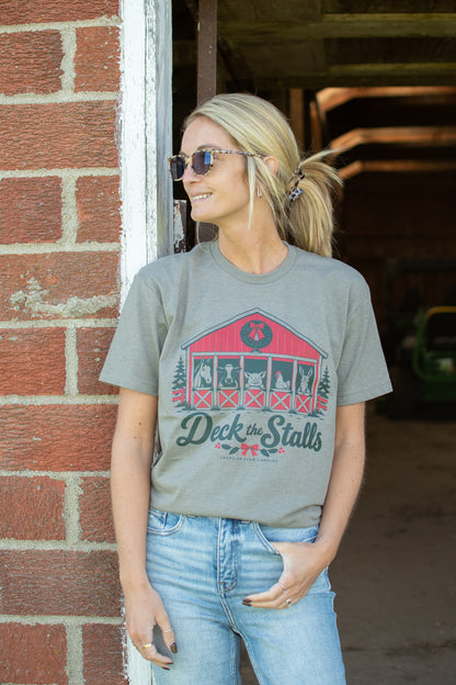'Deck the Stalls' Adult T-Shirt
