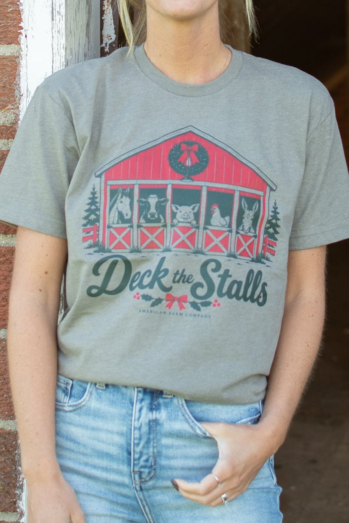 'Deck the Stalls' Adult T-Shirt