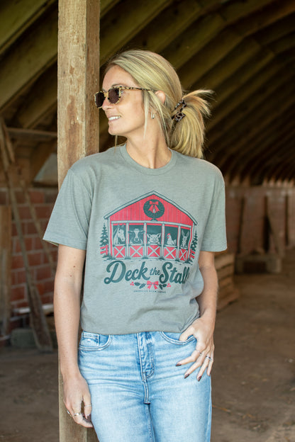 'Deck the Stalls' Adult T-Shirt