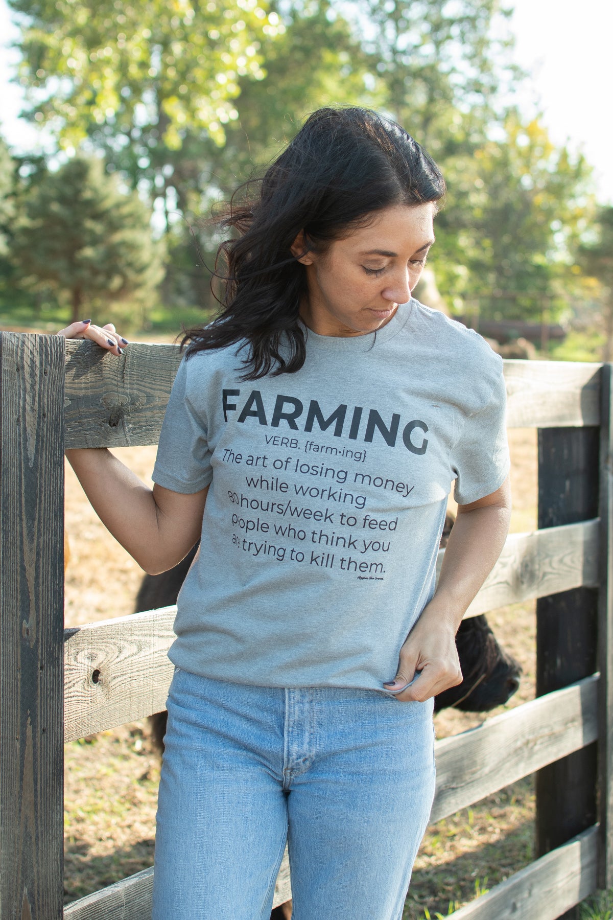 Definition of Farming Grey Tee