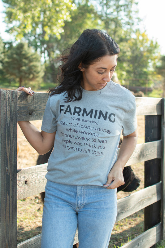 Definition of Farming Grey Tee