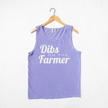 'Dibs on the Farmer' Purple Tank Top
