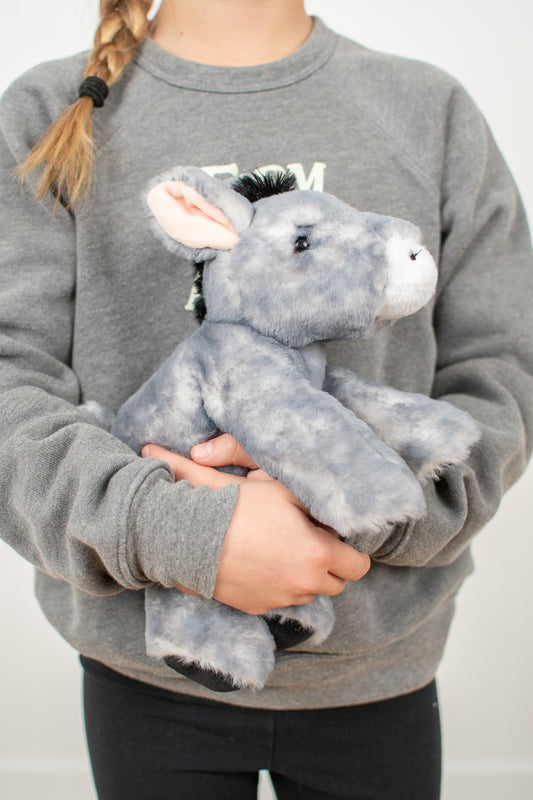 Donkey Stuffed Animal Plush - 8"