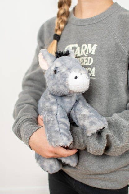 Donkey Stuffed Animal Plush - 8"