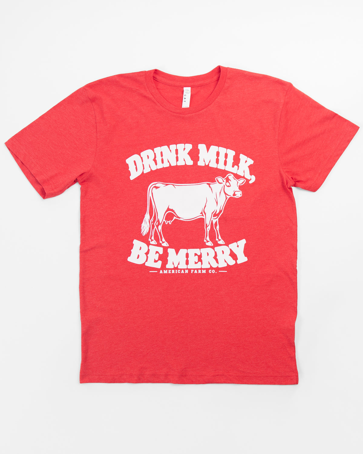 'Drink Milk, Be Merry' Adult T-Shirt