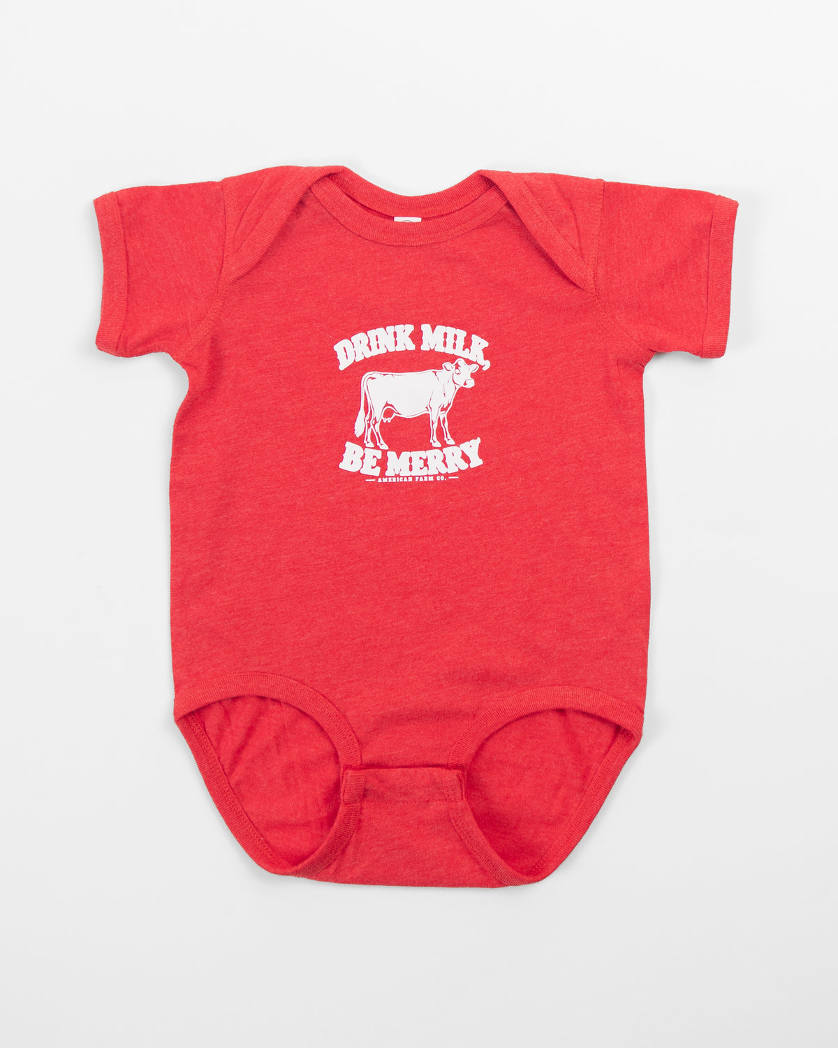 'Drink Milk, Be Merry' Baby Onesie