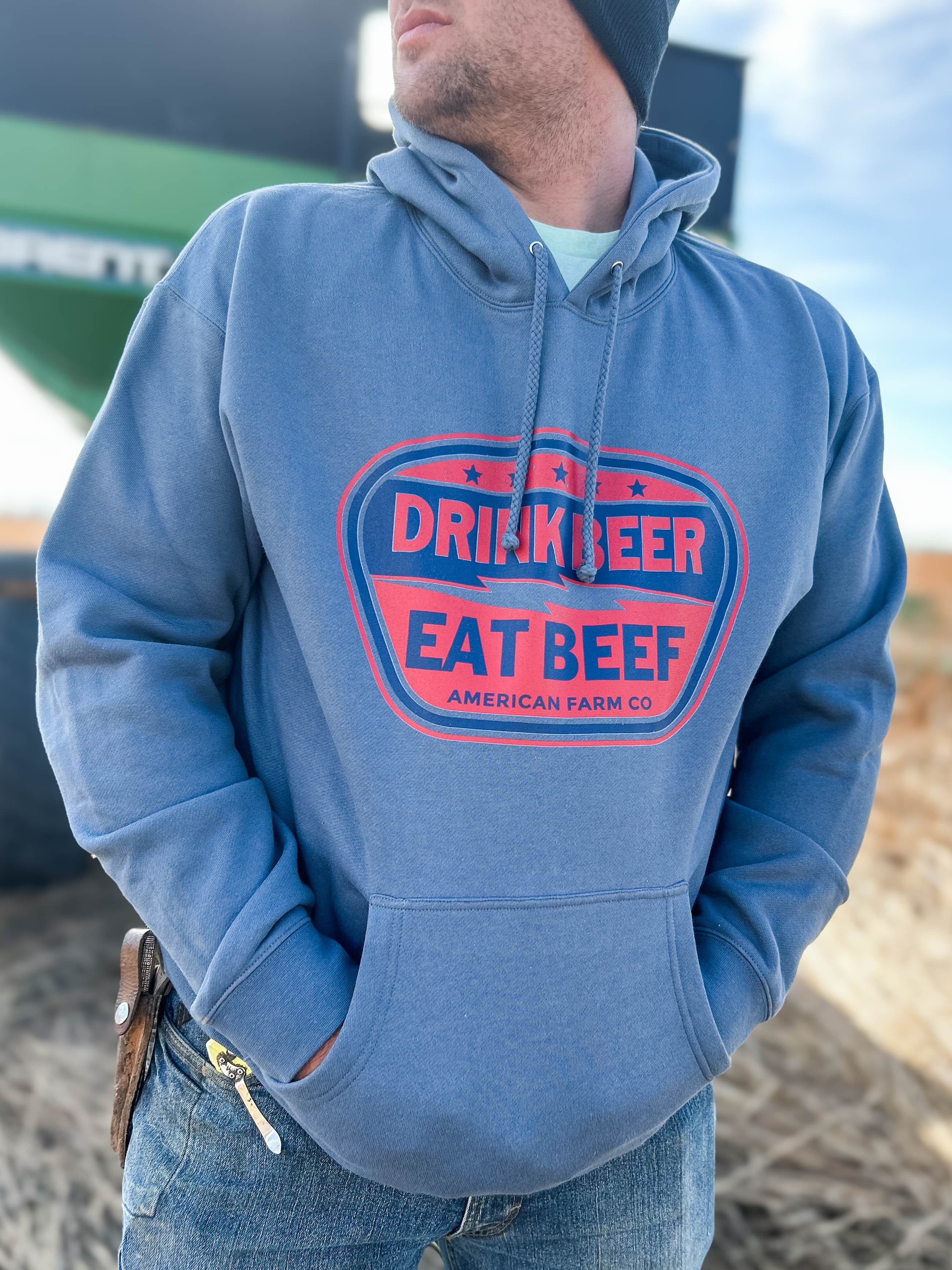 ‘Drink Beer, Eat Beef’ Hoodie
