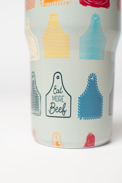 Ear Tags 20oz Kids Bucket Handle Tumbler