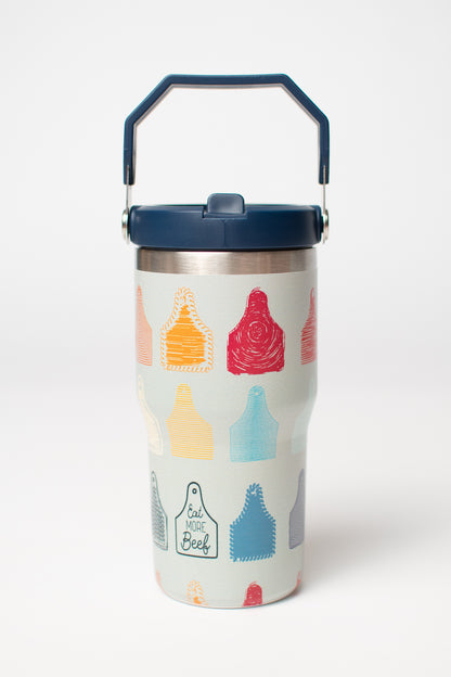 Ear Tags 20oz Kids Bucket Handle Tumbler