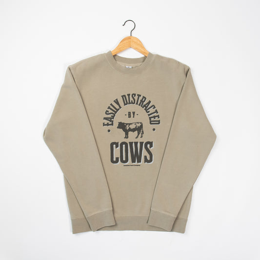 Easily Distracted by Cows Crewneck