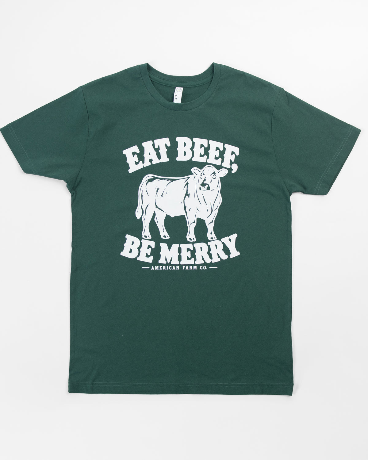 'Eat Beef, Be Merry' Adult T-Shirt