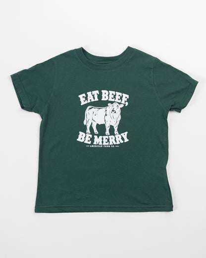 'Eat Beef, Be Merry' Toddler/Youth T-Shirt