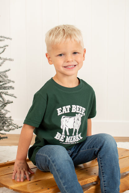 'Eat Beef, Be Merry' Toddler/Youth T-Shirt