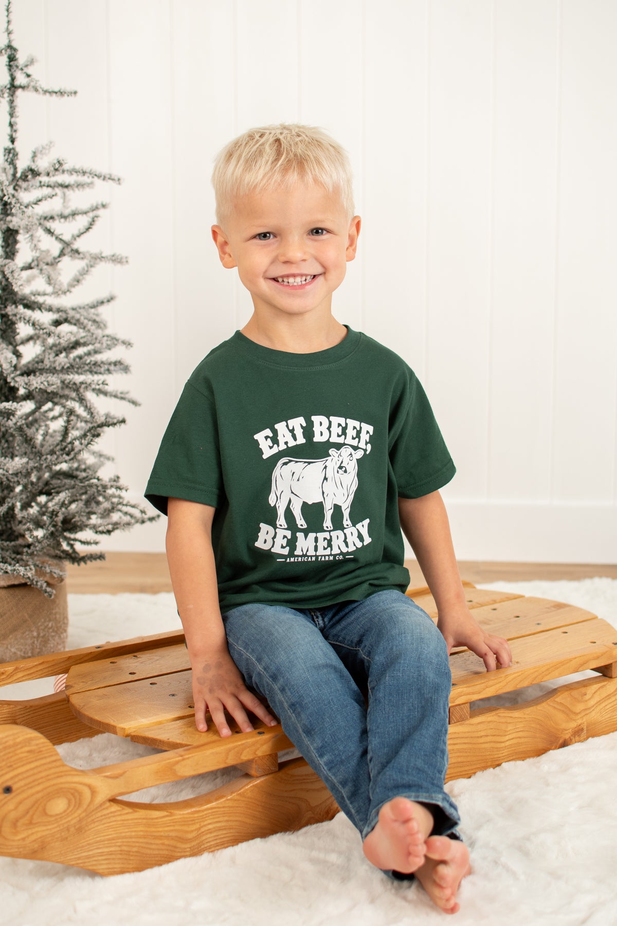 'Eat Beef, Be Merry' Toddler/Youth T-Shirt