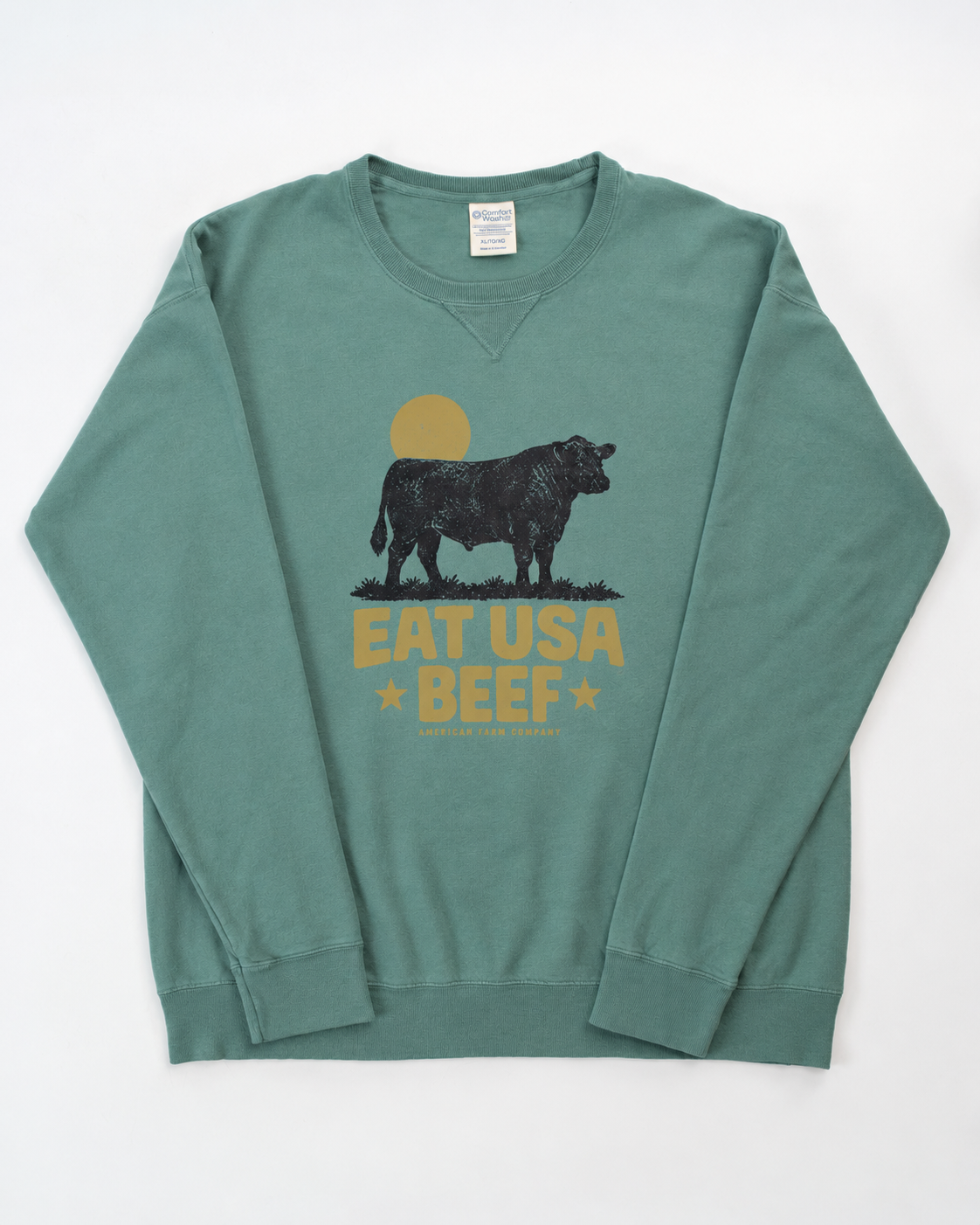 'Eat USA Beef' Adult Crewneck