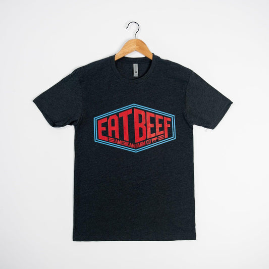 Eat More Beef Charcoal Tee - American Farm Company