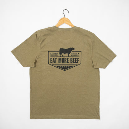 'Eat More Beef' Green Tee