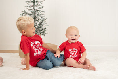 'Eat Pork, Be Merry' Toddler/Youth T-Shirt