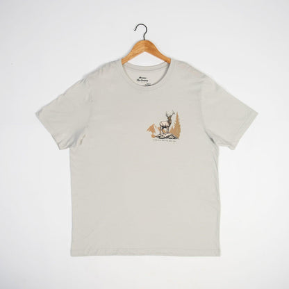 Elk Landscape Grey Tee - American Farm Company