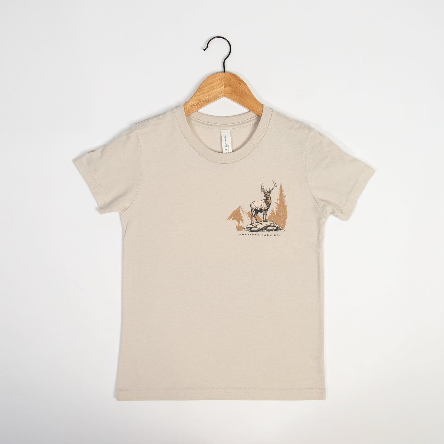 Elk Landscape Youth Tee - American Farm Company