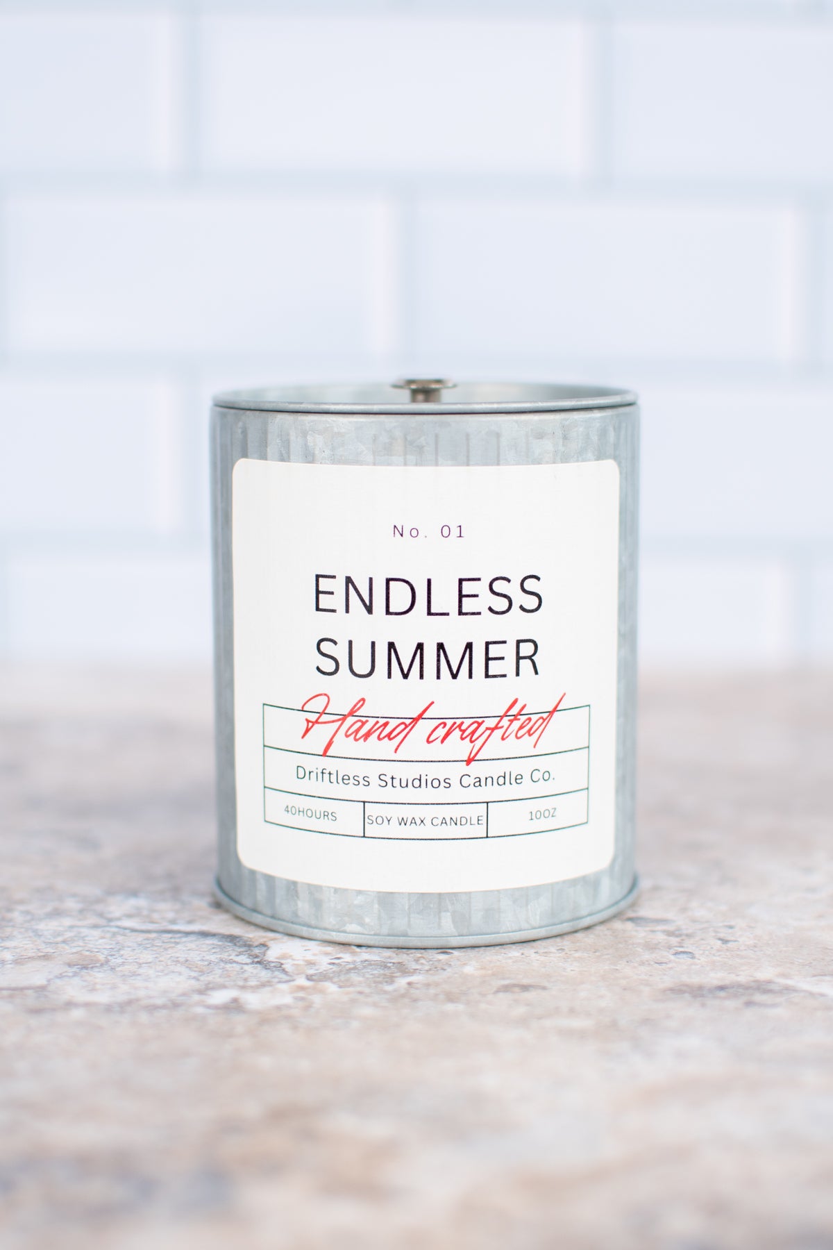 Endless Summer Farmhouse Tin Candle