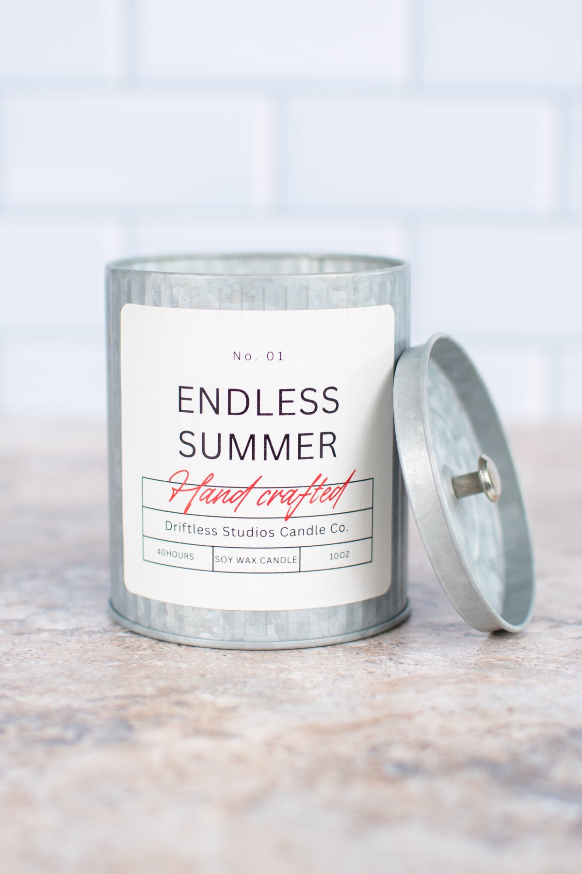 Endless Summer Farmhouse Tin Candle