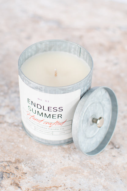 Endless Summer Farmhouse Tin Candle
