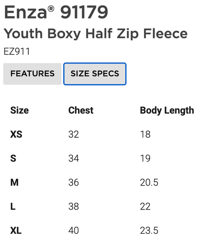 Chicken Heart Hot Pink Youth 1/4 Zip