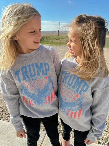 Vintage ‘TRUMP 2024’ Youth Crewneck