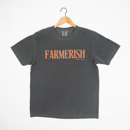 'FARMERISH' Charcoal Tee