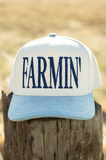 'FARMIN' Embroidered Trucker Hat