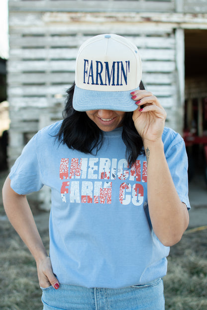 'FARMIN' Embroidered Trucker Hat
