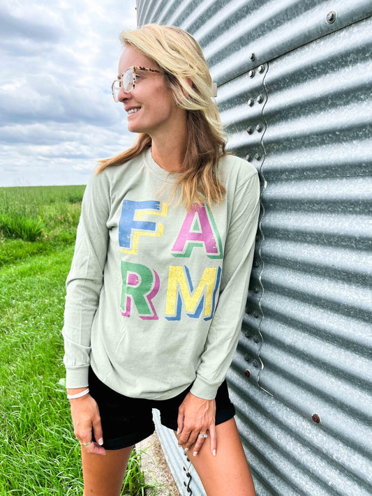 FARM Block Autumn Long Sleeve - American Farm Company