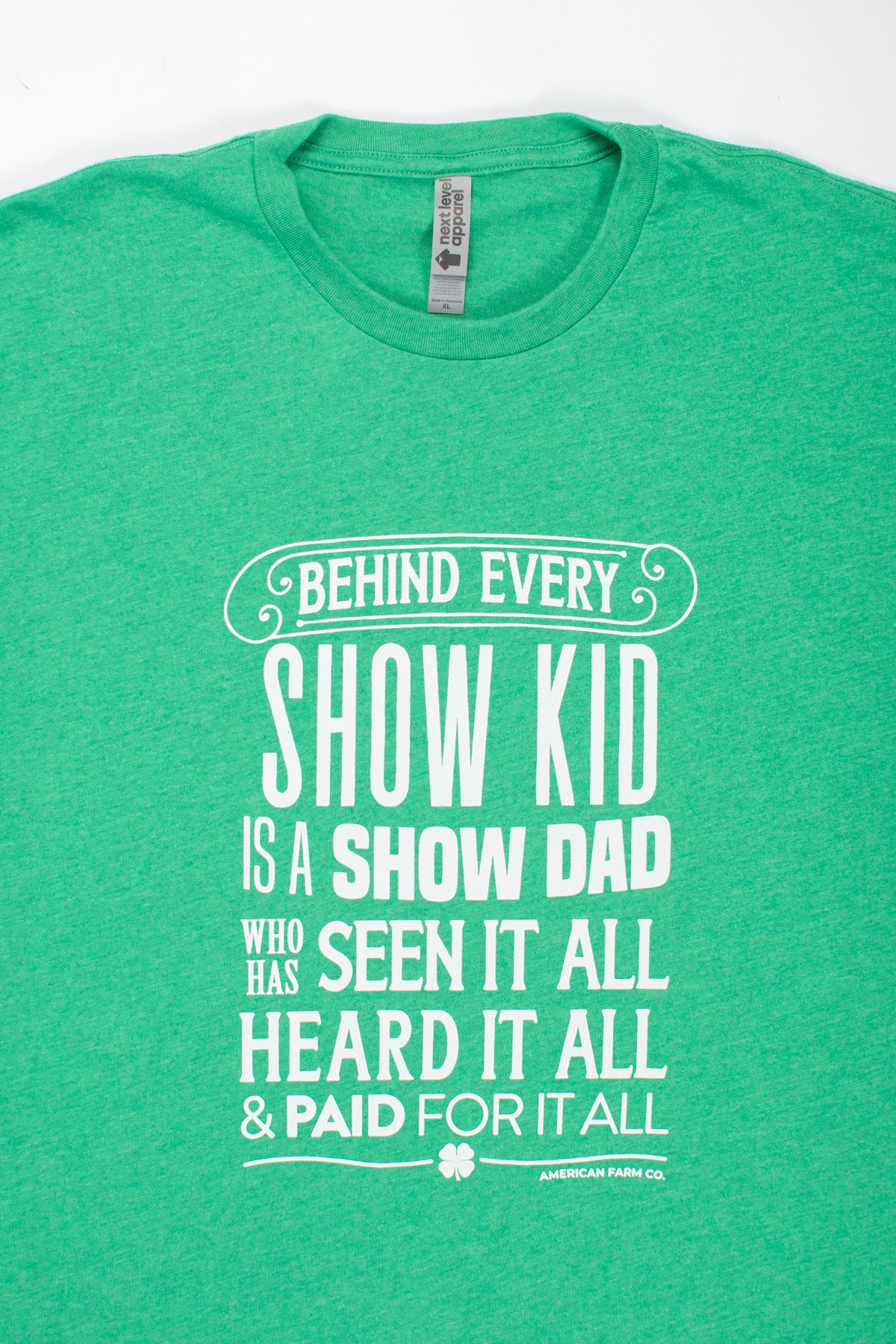 'Fair Dad' Green Essentials Tee