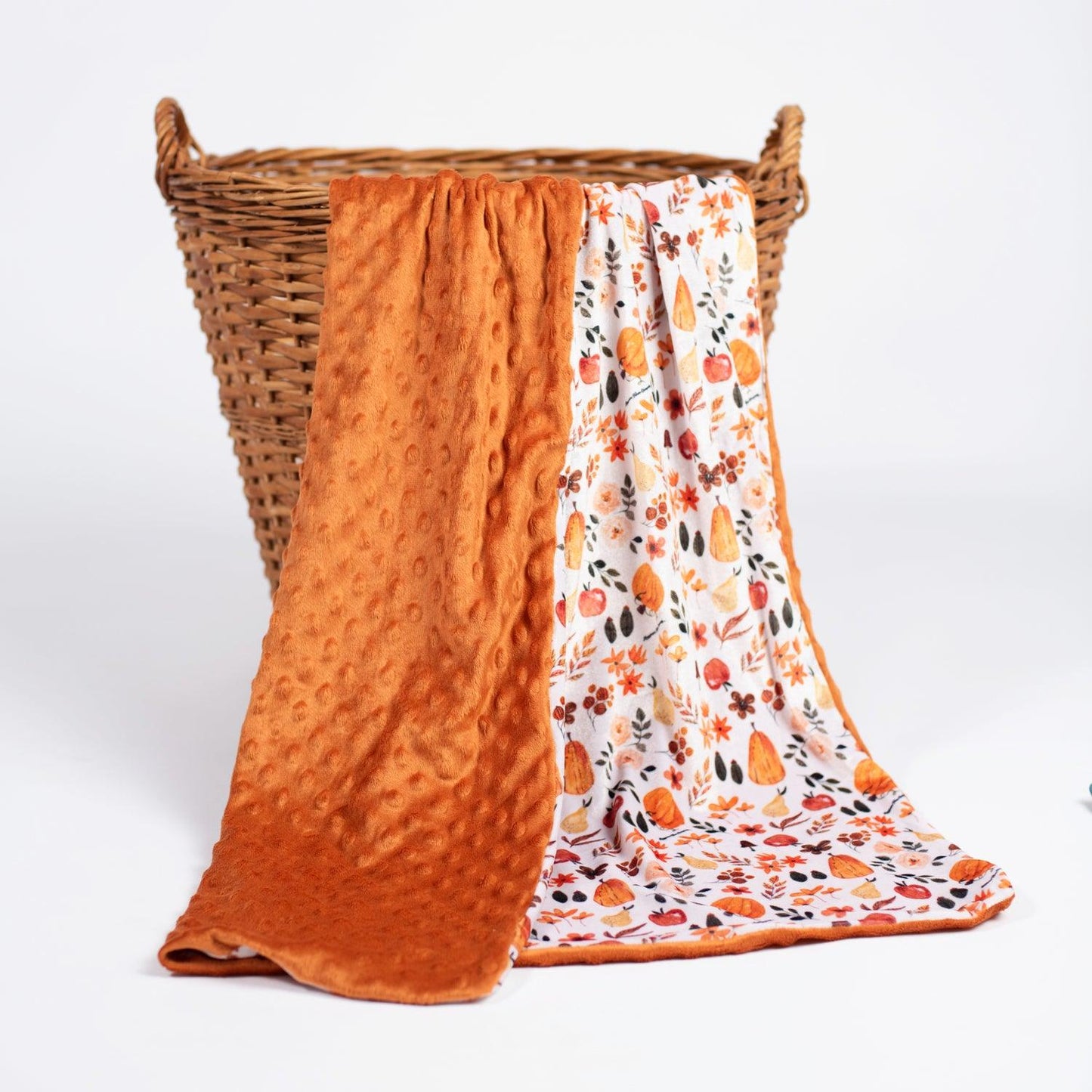 Fall Floral Minky Blanket - American Farm Company