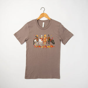 Fall Horses Brown Tee - American Farm Company