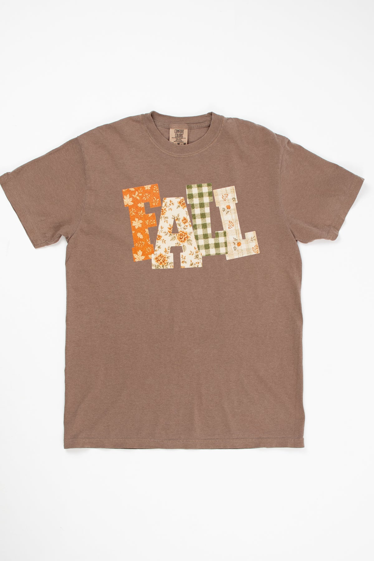 Fall Floral 'Fall' Adult T-Shirt