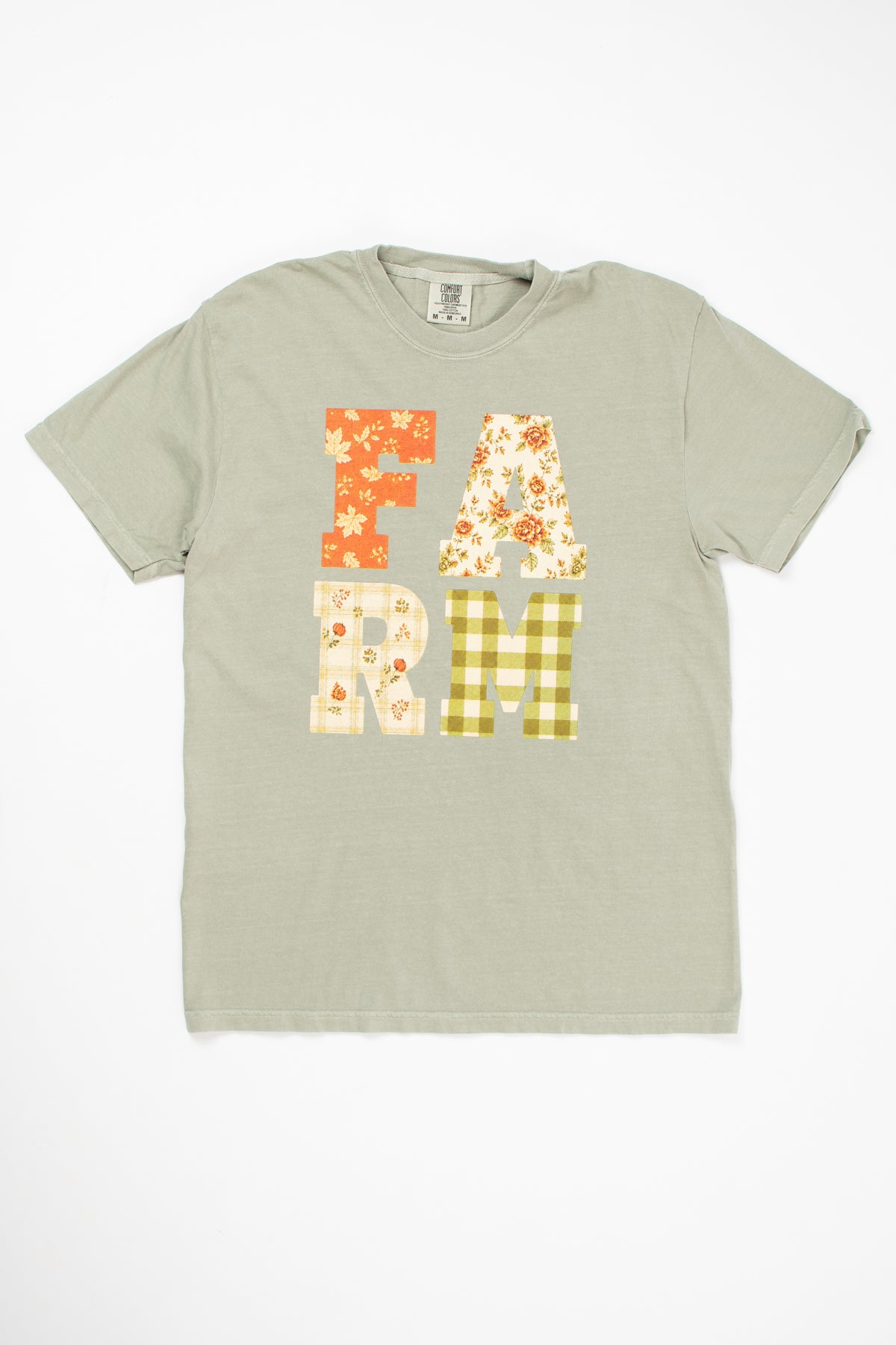 Fall Floral 'Farm' Adult T-Shirt