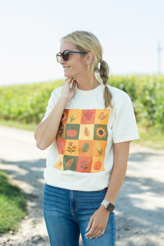 Fall Checkers Tee