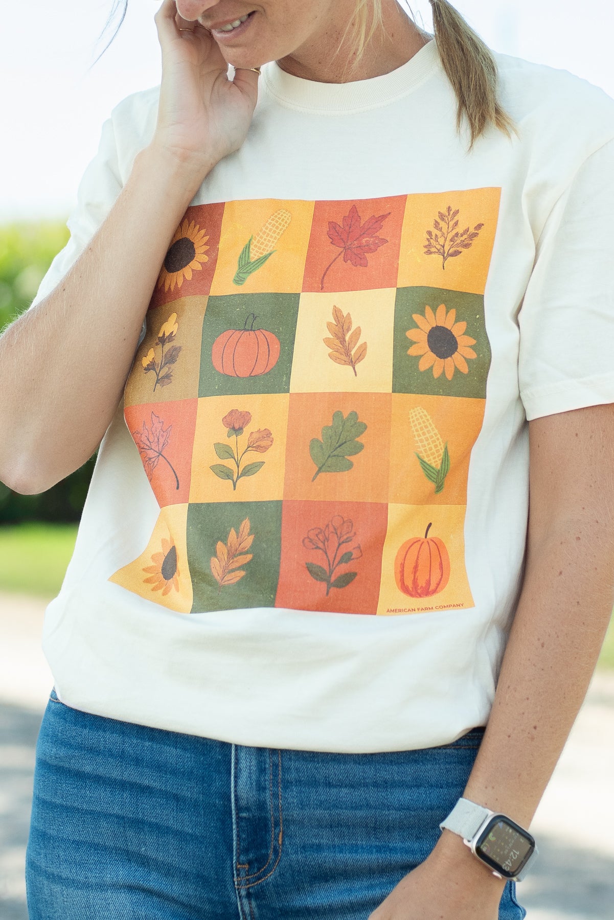 Fall Checkers Tee