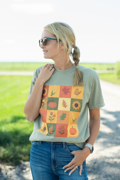 Fall Checkers Tee