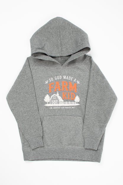 Fall 'So God Made a Farm Kid' Toddler/Youth Hoodie